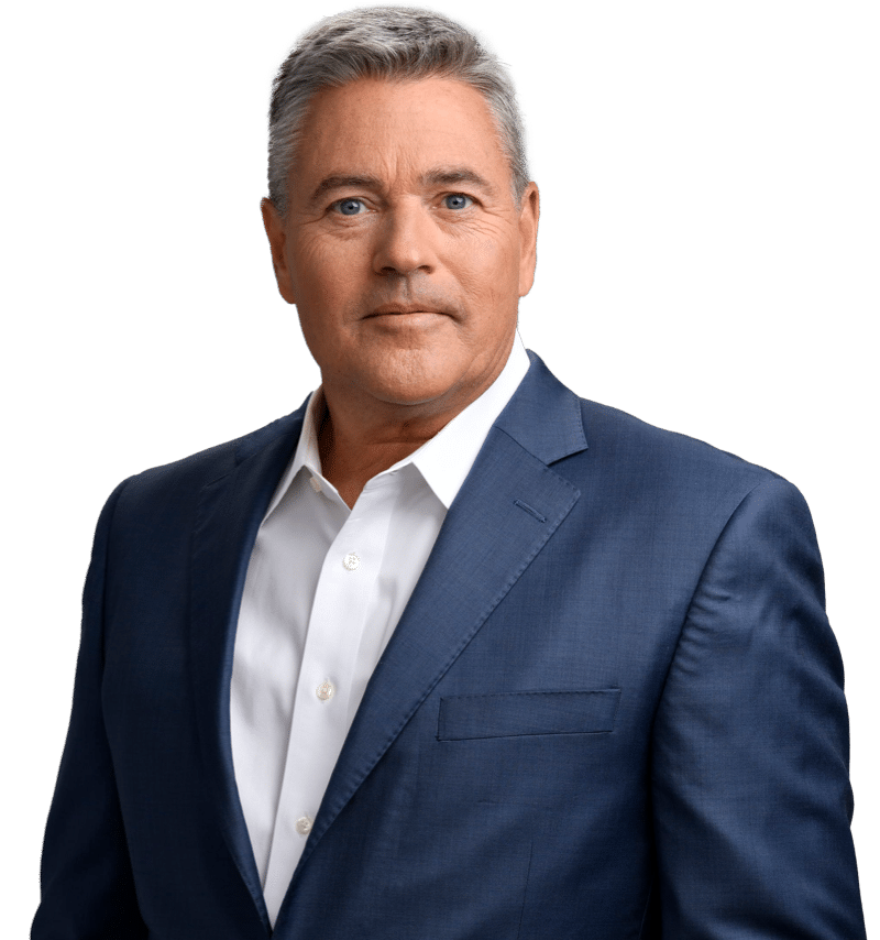 James Peltier wearing a suit